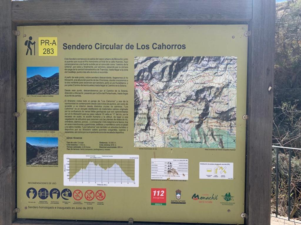 Apartamento Penas Blancas, Junto A Ruta De Los Cahorros, Monachil. Eksteriør billede